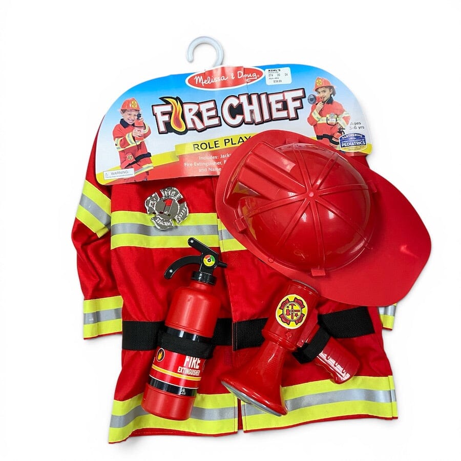 Melissa & Doug Fire Chief Costume Toys 