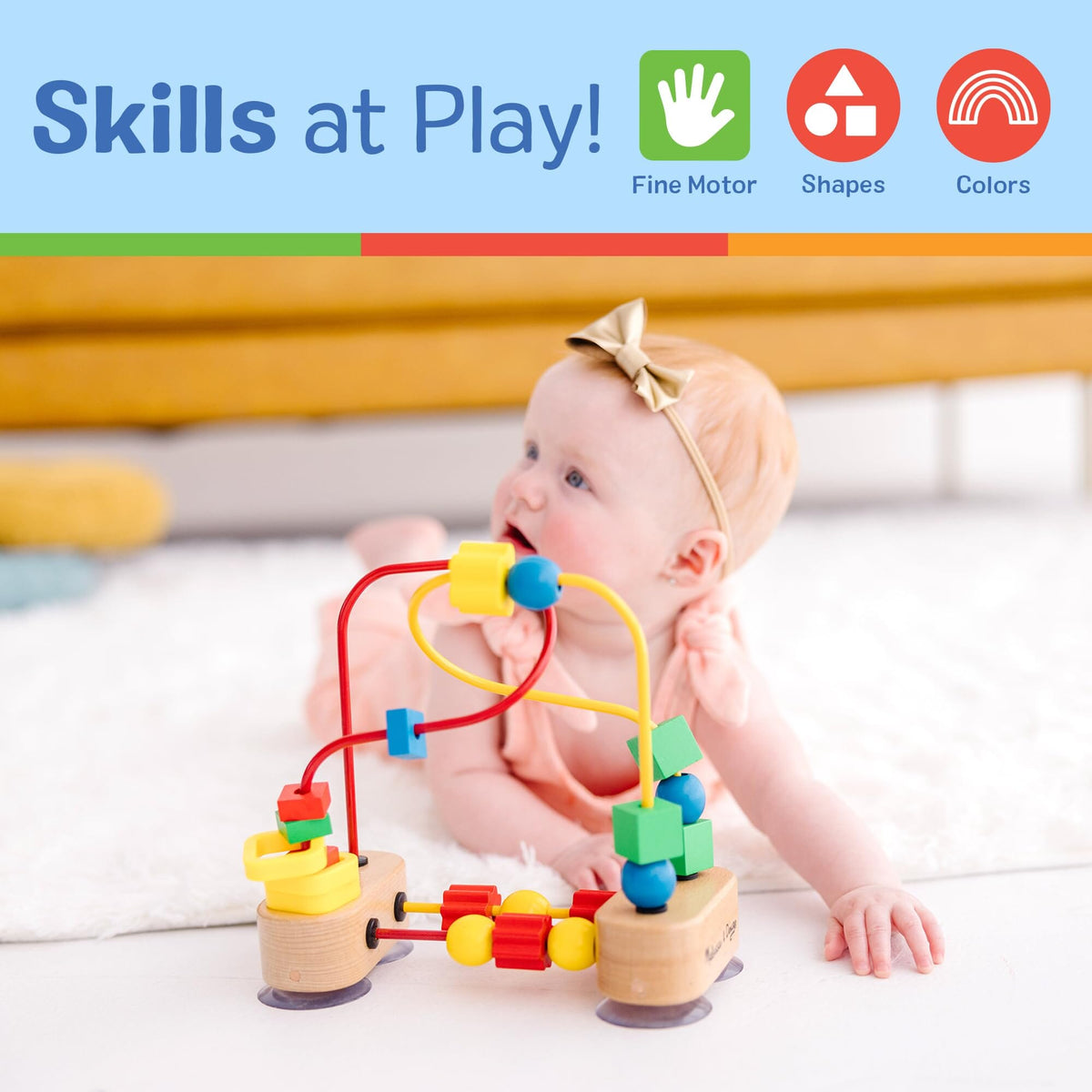 Melissa & Doug First Bead Maze Wooden Toy 3042