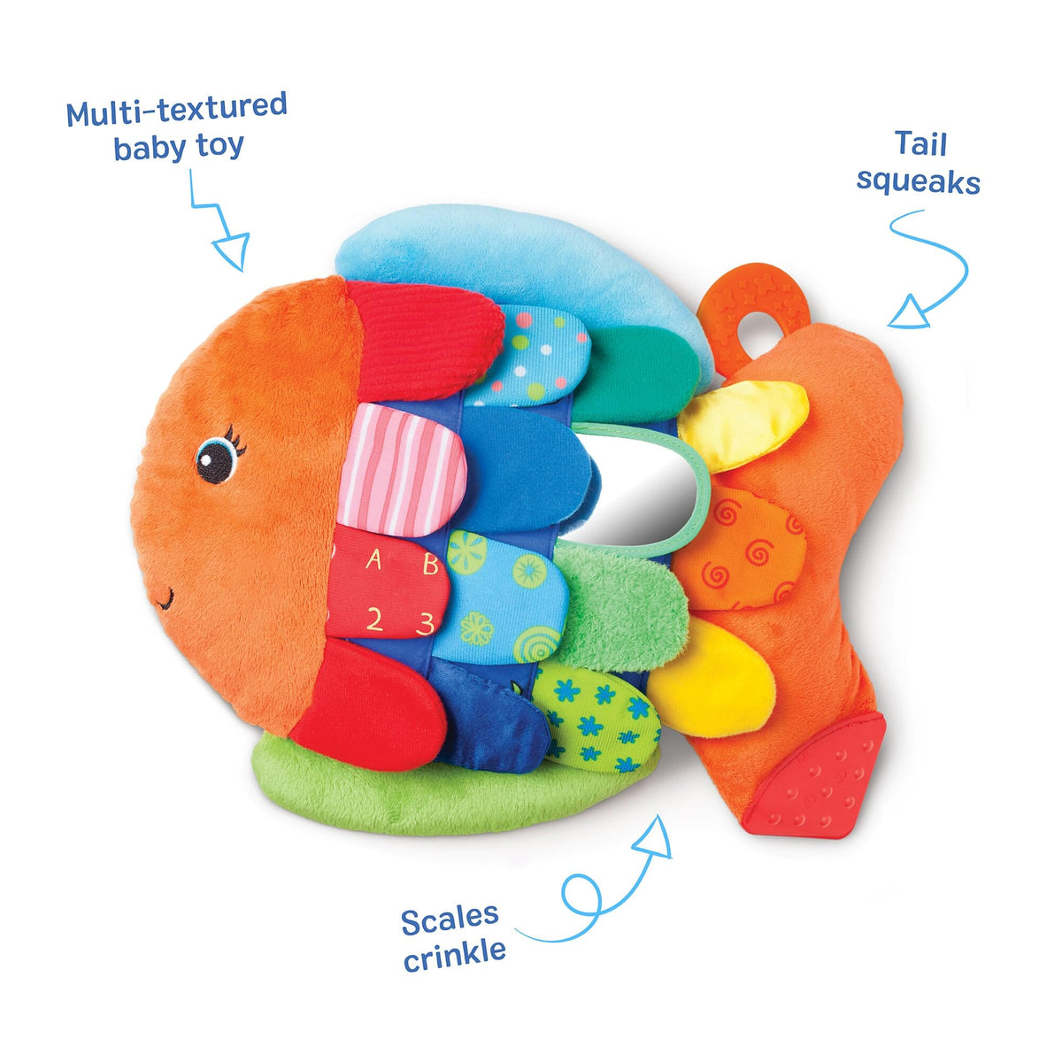 Melissa & Doug K's Kids Flip Fish Soft Baby Book