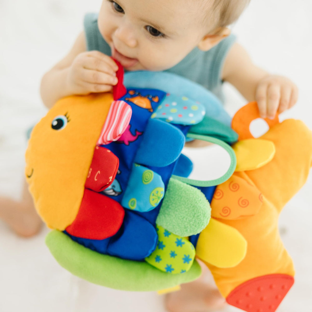 Melissa & Doug K's Kids Flip Fish Soft Baby Book