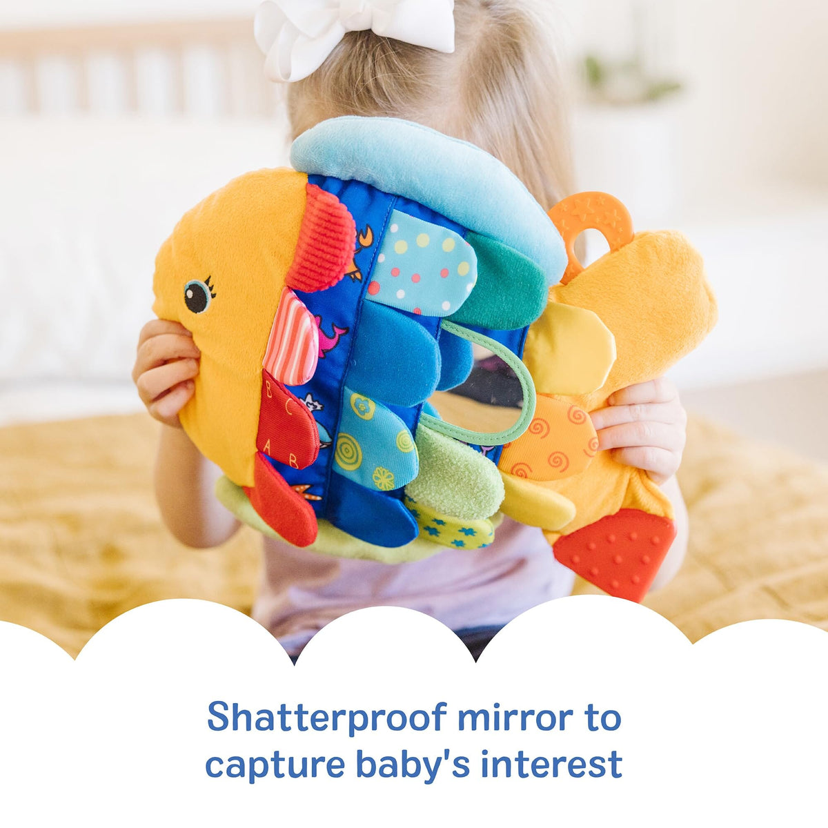 Melissa & Doug K's Kids Flip Fish Soft Baby Book