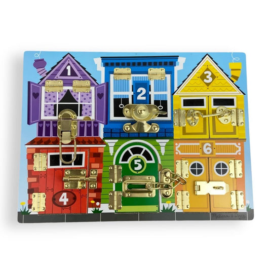 Melissa & Doug Latches Activity Board Toys 