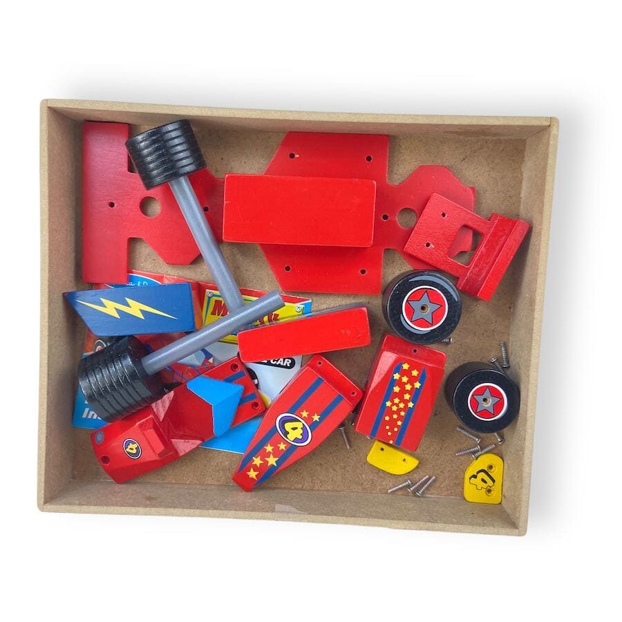 Melissa & Doug - Melissa & Doug Might Builders Race Car