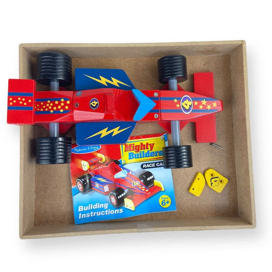 Melissa & Doug Might Builders Race Car Toys 