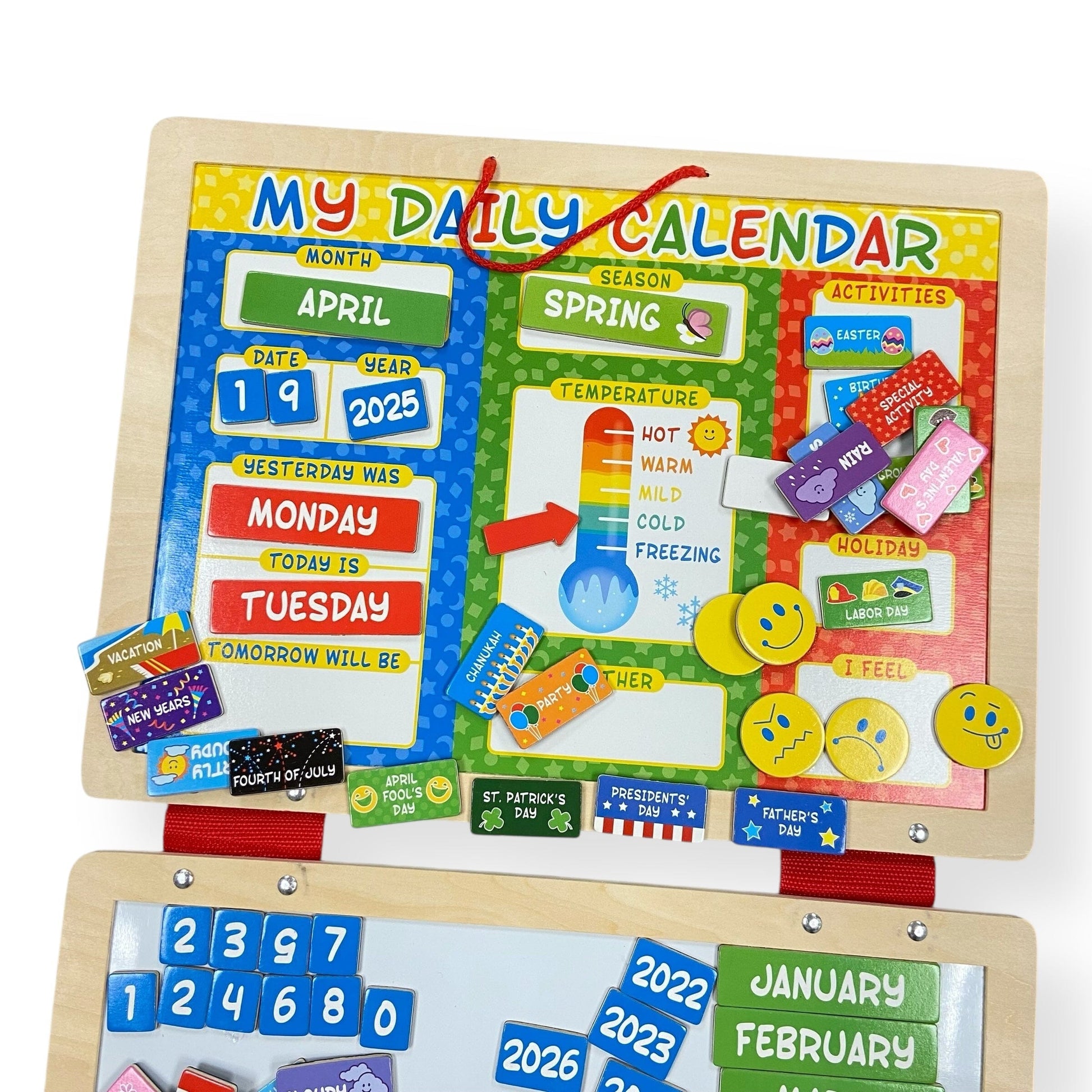 Melissa & Doug My Magnetic Daily Calendar Toys 