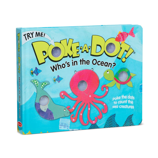 Melissa & Doug Poke-a-Dot Who's in the Ocean Board Book 31342