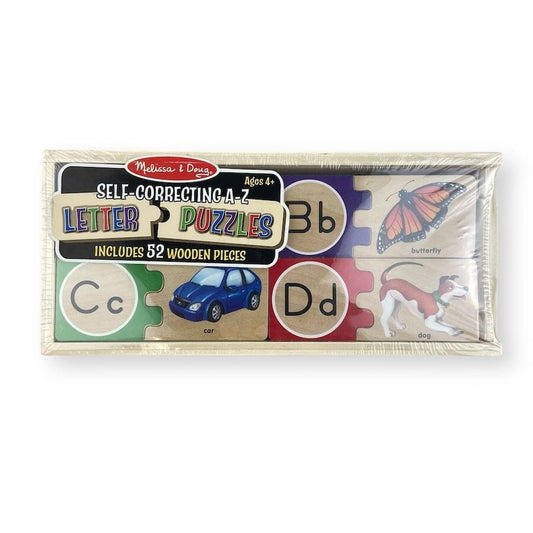 Melissa & Doug Self-Correcting Letter Puzzles Puzzles 