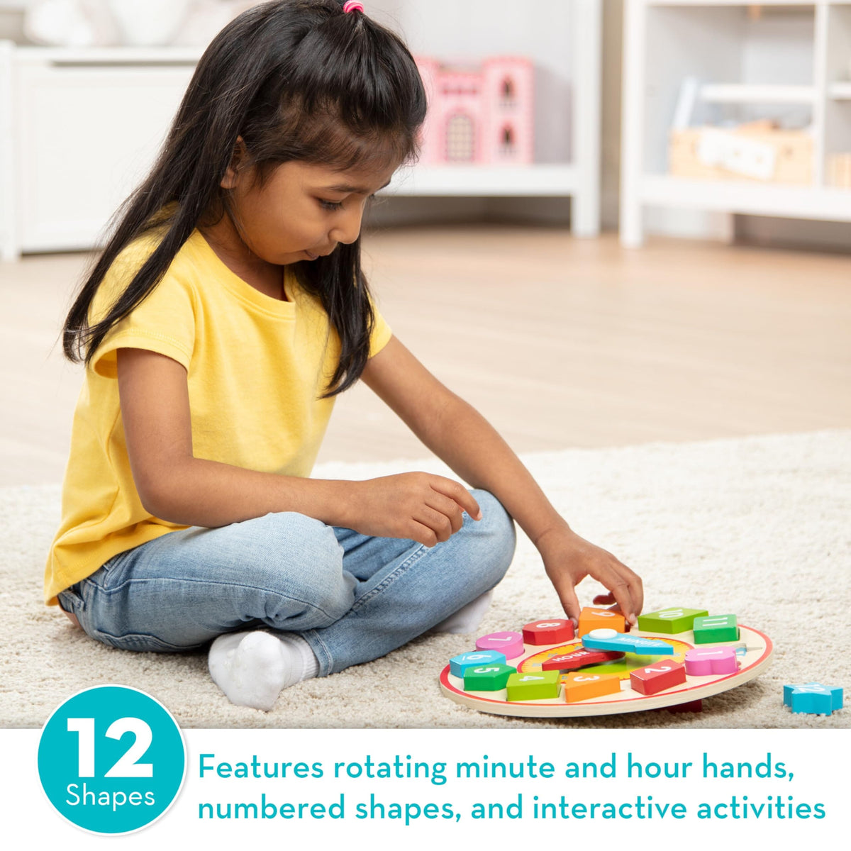 Melissa & Doug Shape Sorting Clock 8593