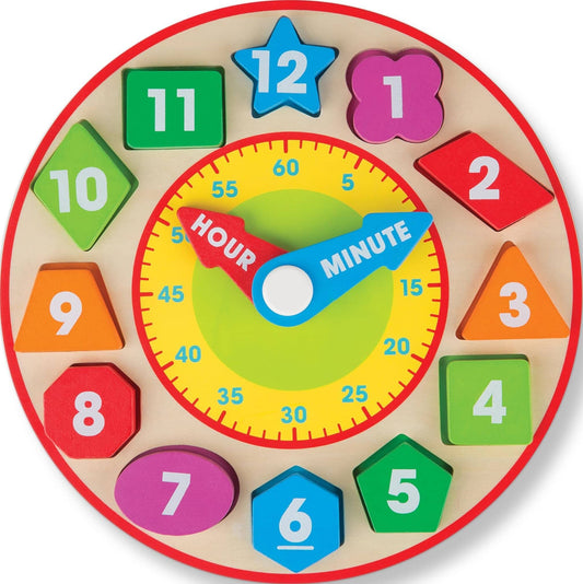 Melissa & Doug Shape Sorting Clock 8593