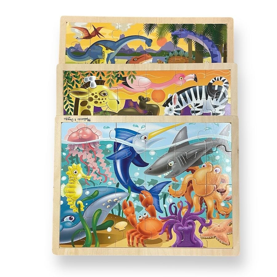 Melissa & Doug - Mellissa & Doug Jigsaw Puzzle Bundle