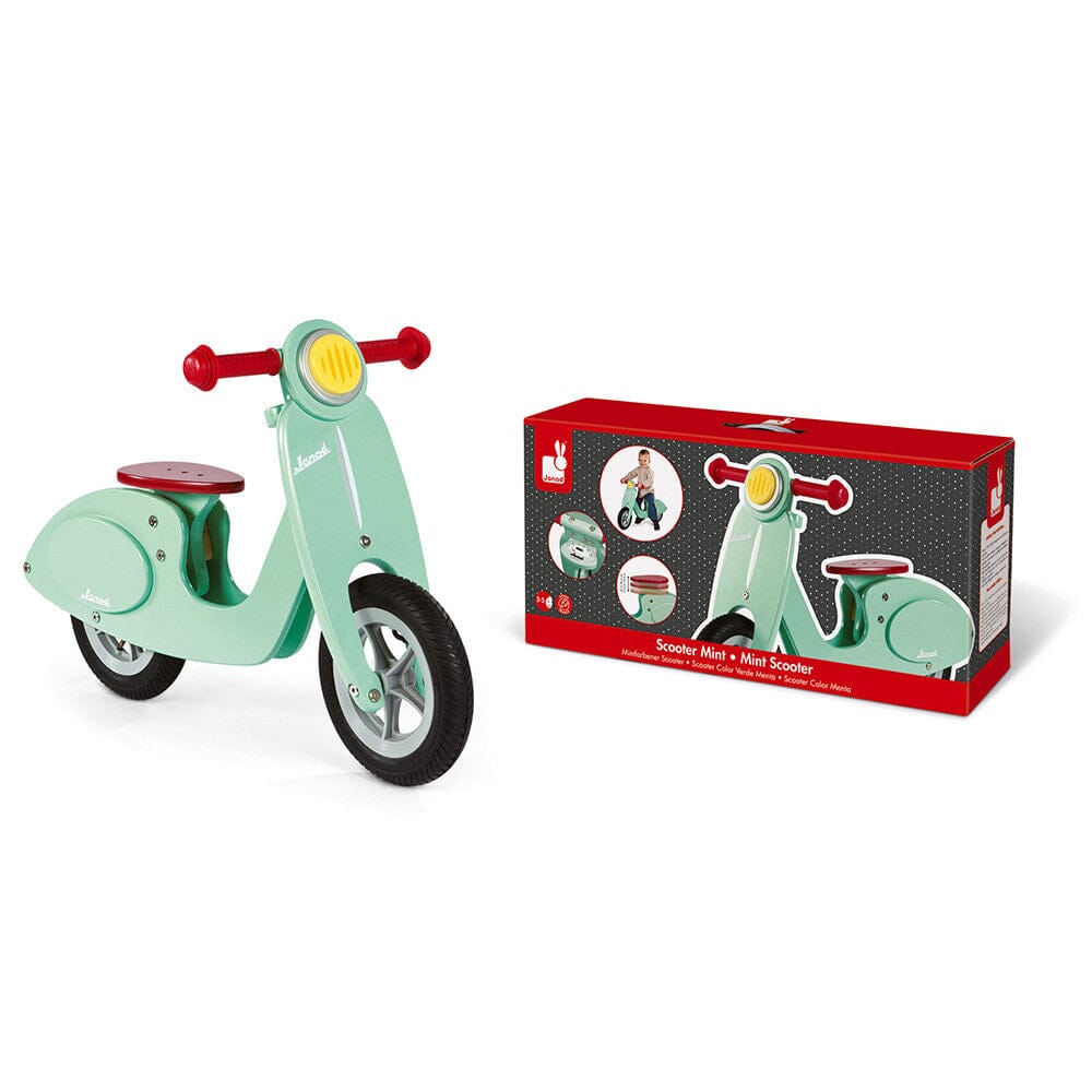 Janod - Mint Scooter Wood Balance Bike