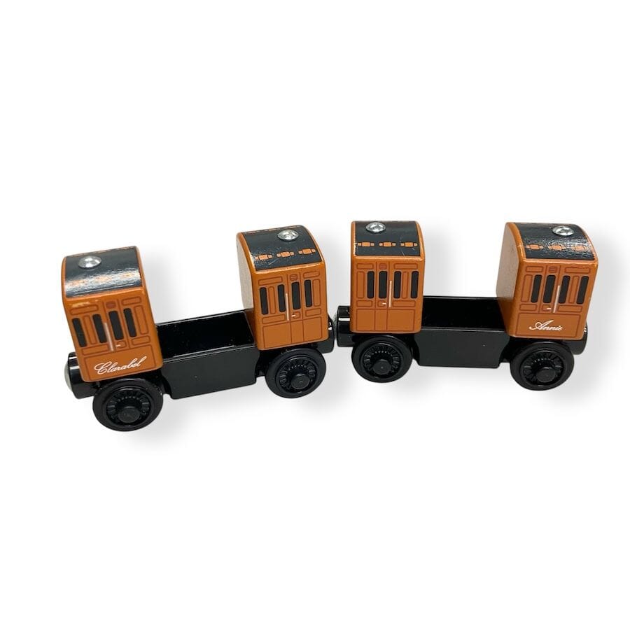 Mixed Brands Wooden Train Car Bundle Toys 