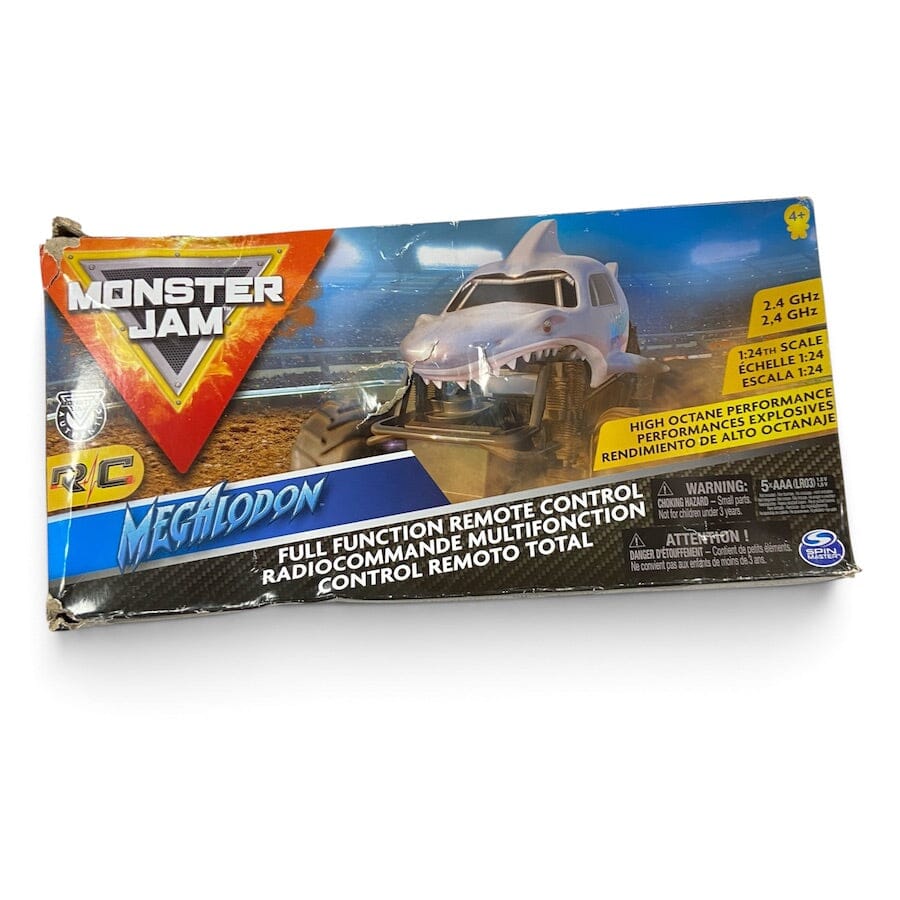 Monster Jam Megalodon Remote Control Monster Truck 1:24 6047110 - Damaged Box Toys 