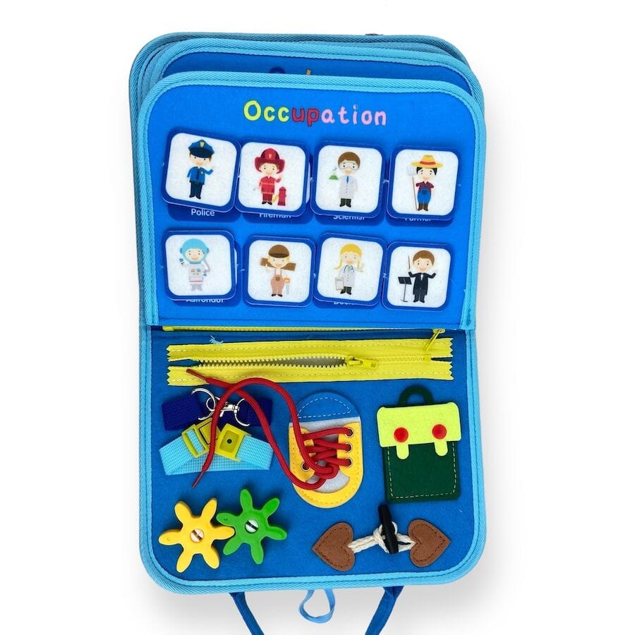 Quiet Flower - Montessori Busy Board
