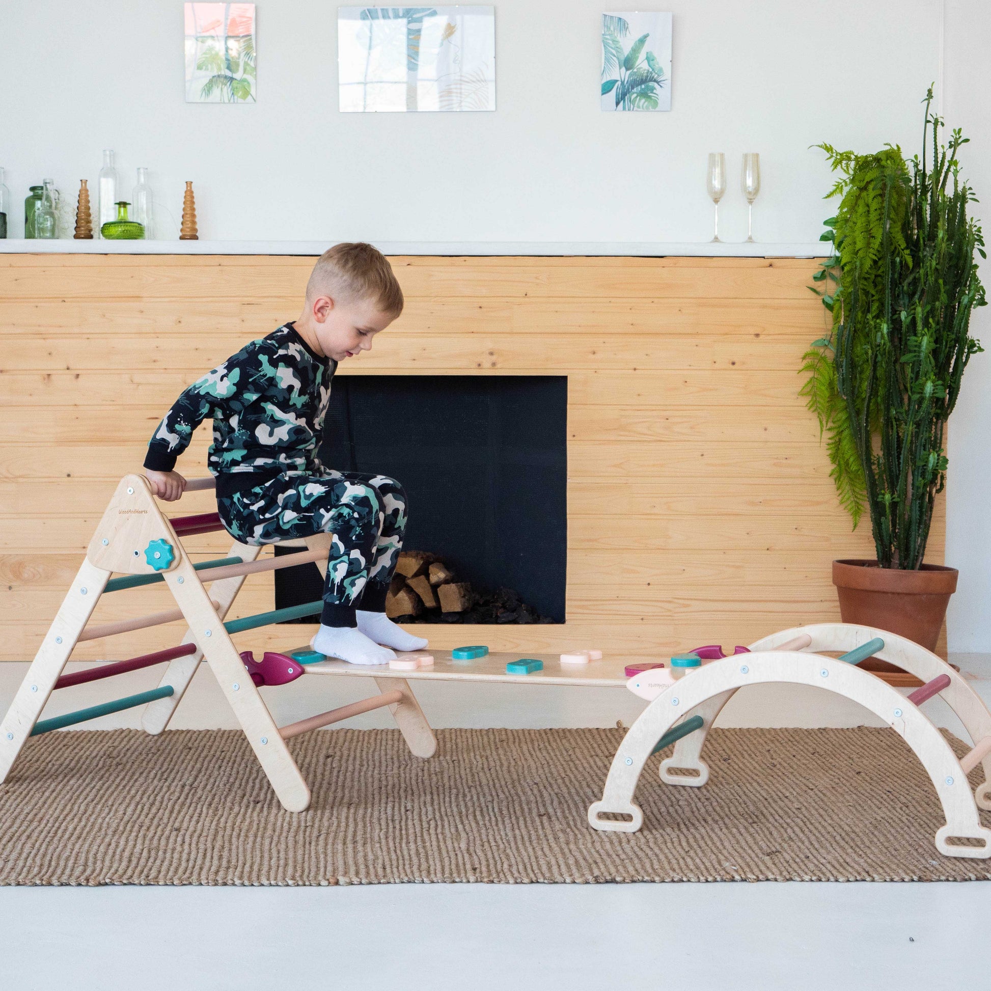 Montessori Climbing Set of 3 Climbing Set Sweet Candy Rocks Small