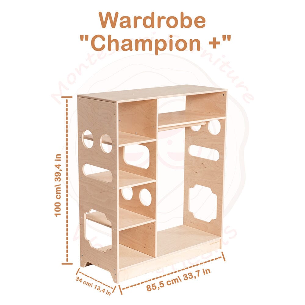 Montessori Closet Rack 