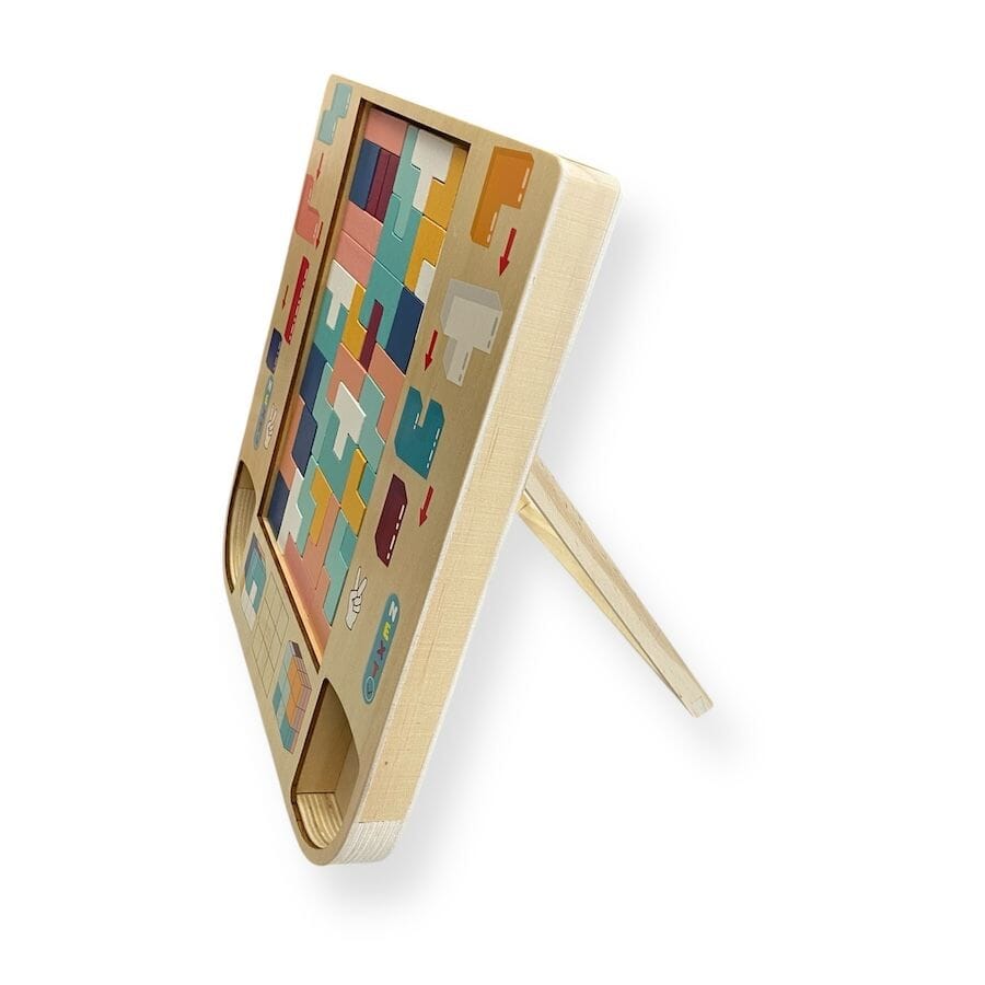 Montessori Wooden Tetris Game Games 