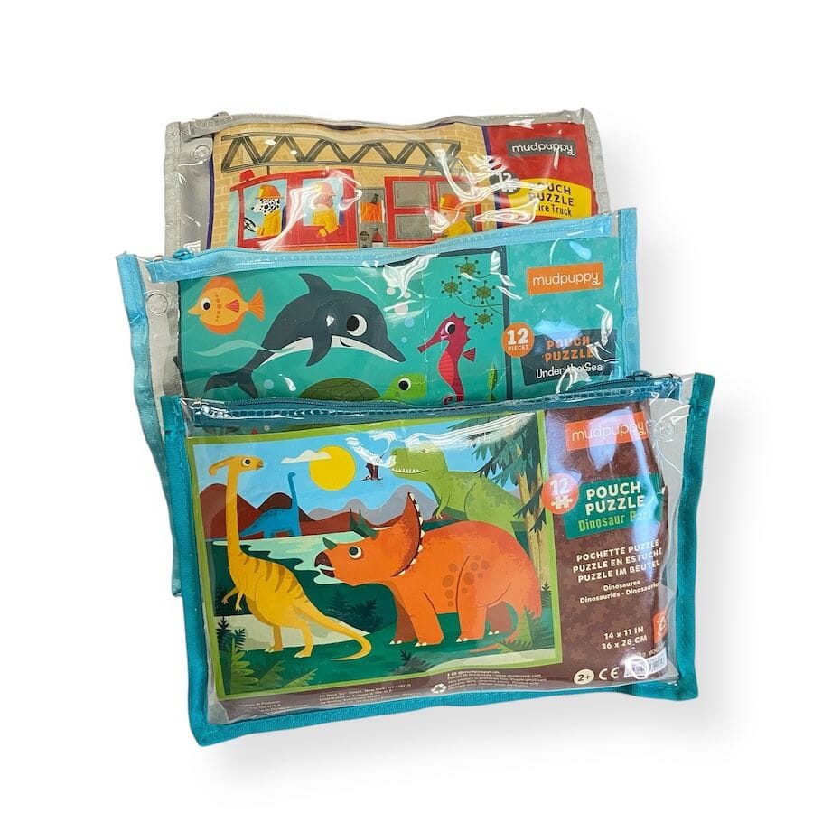 Mudpuppy Pouch Puzzle Bundle Puzzles 