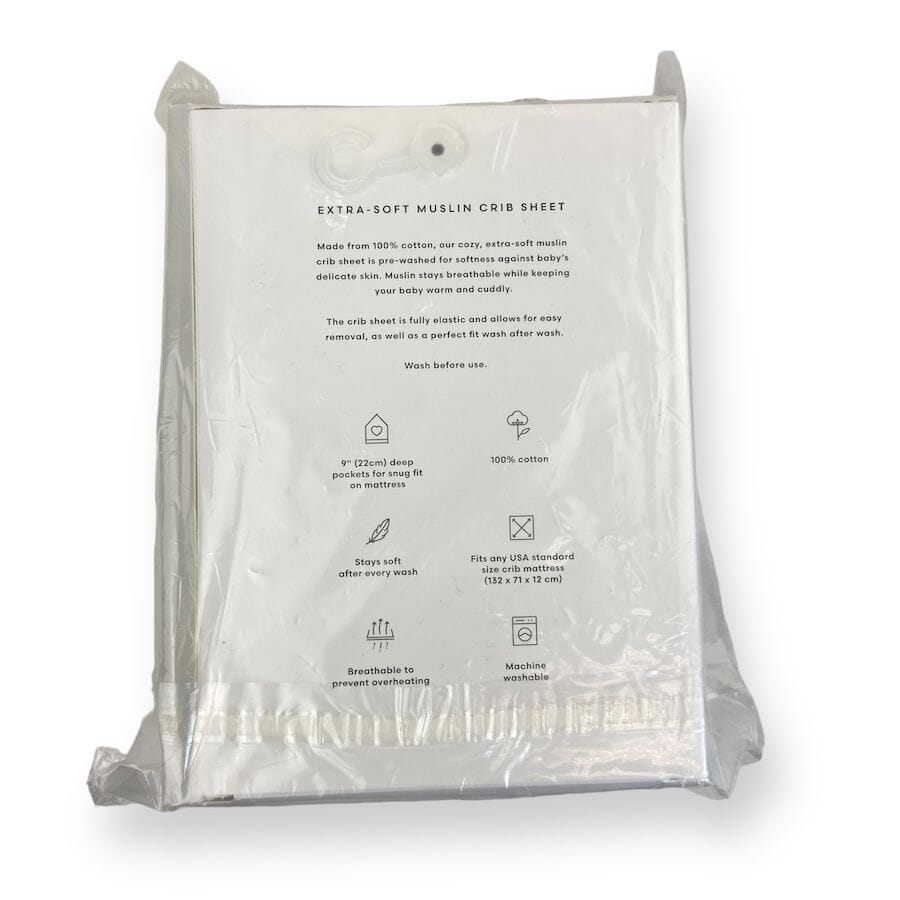 Mushie - Mushie Muslin Crib Sheet