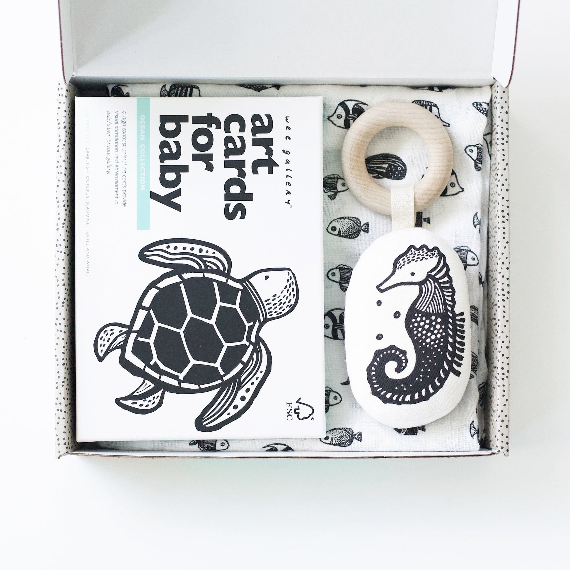 Wee Gallery - Newborn Baby Gift Set - Ocean