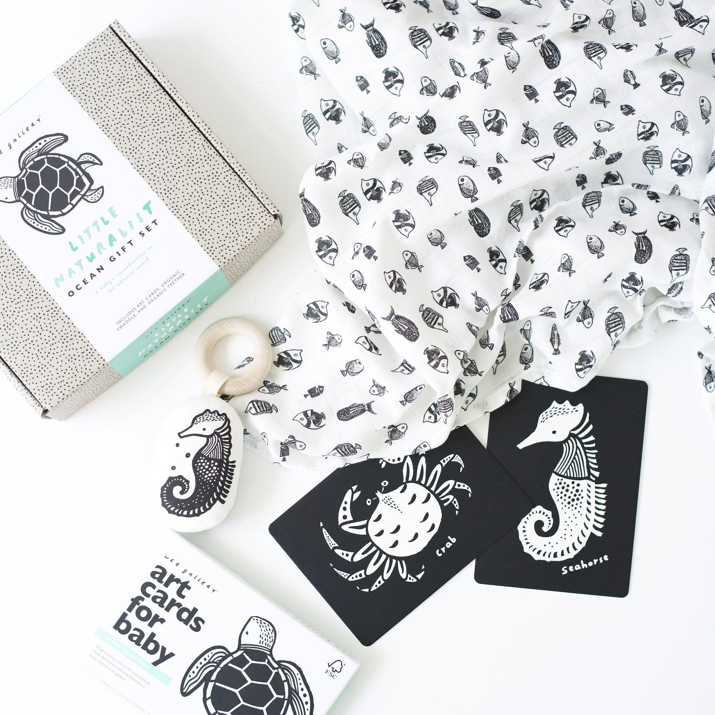 Wee Gallery - Newborn Baby Gift Set - Ocean