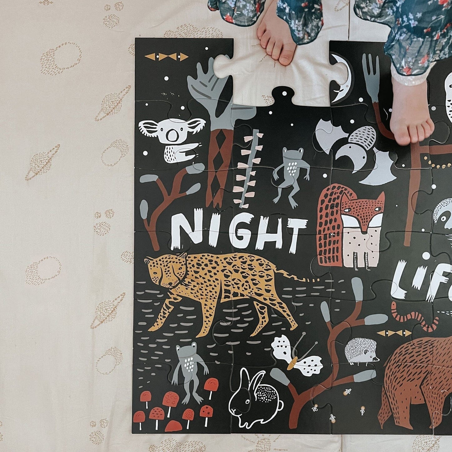 Night Life Floor Puzzle Puzzle 