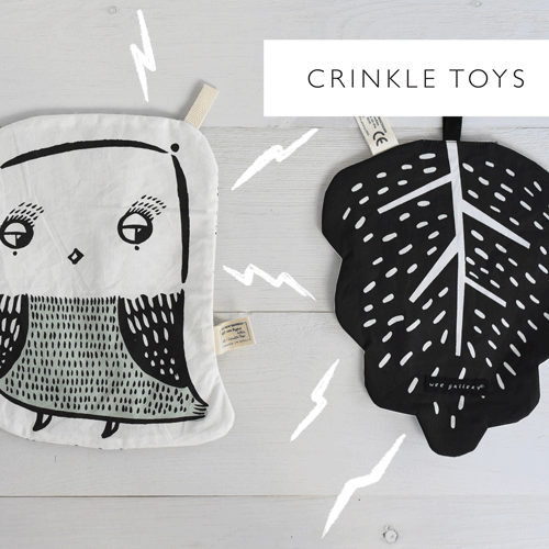 Organic Crinkle Toy - Leaf Crinkle Toys 