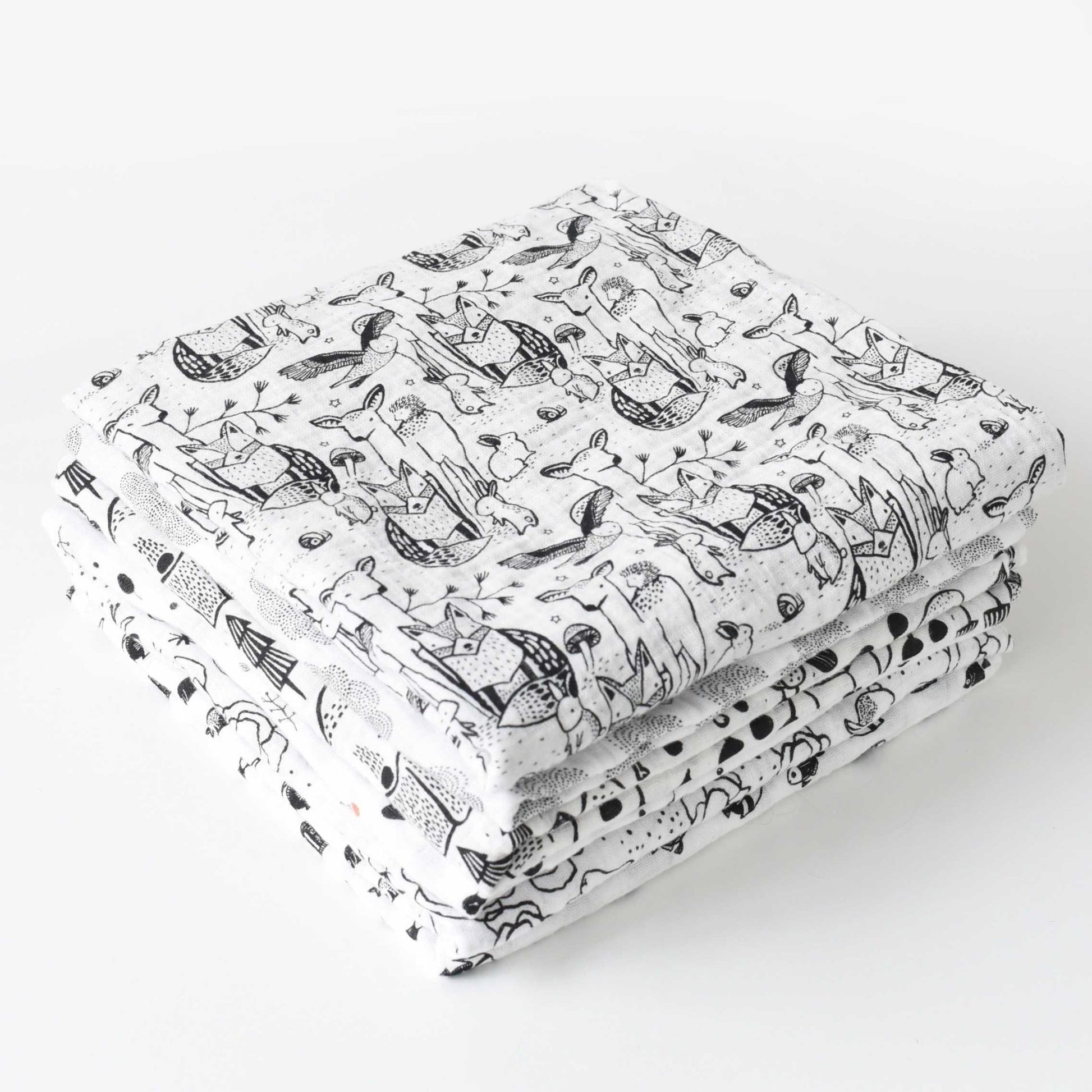 Wee Gallery - Organic Muslin Swaddle - Forest