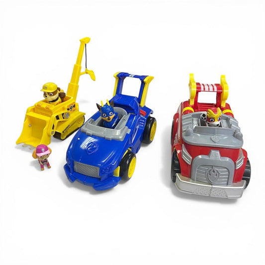 Paw Patrol Mighty Pups Transforming Vehicles Toys 