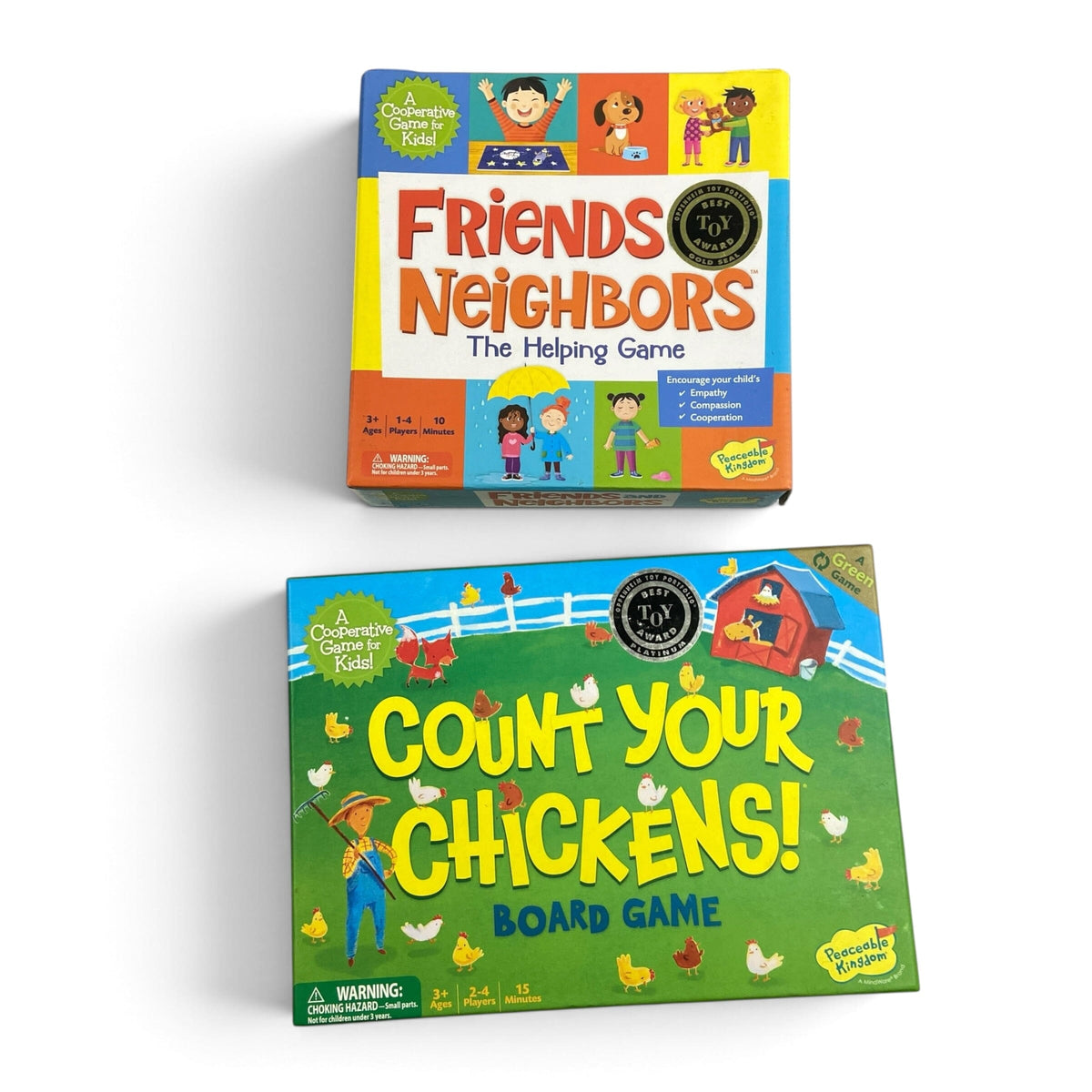 Peaceable Kingdom Cooperative Game Bundle Toys 