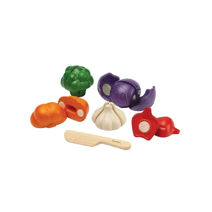 PlanToys 5-Color Veggie Set Toys 