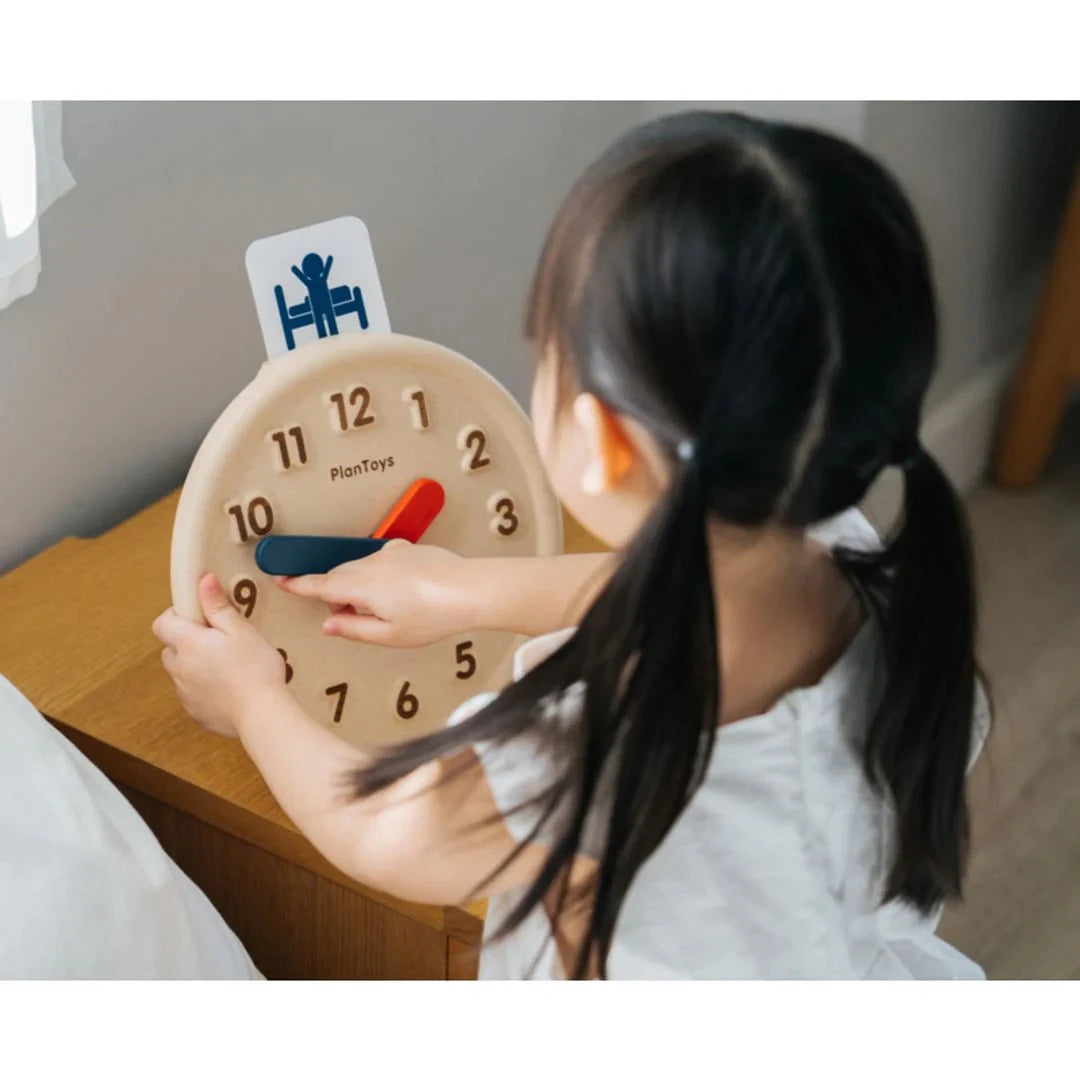 PlanToys Activity Clock Toys 