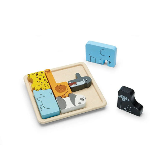 PlanToys Animal Puzzle Game Toys 