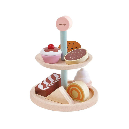 PlanToys Bakery Stand Set Pretend Play 