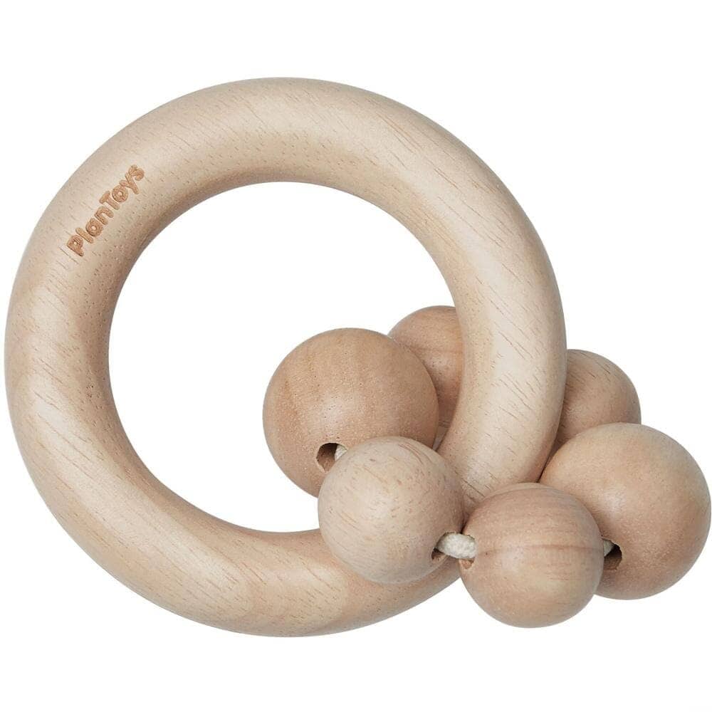 PlanToys - PlanToys Beads Rattle Natural