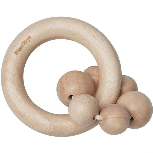 PlanToys - PlanToys Beads Rattle Natural