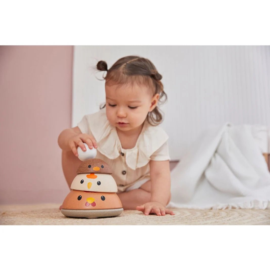 PlanToys - PlanToys Chicken Nesting - Modern Rustic