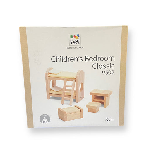 PlanToys Children's Bedroom Classic Dollhouse Furniture Dollhouse Accessories 