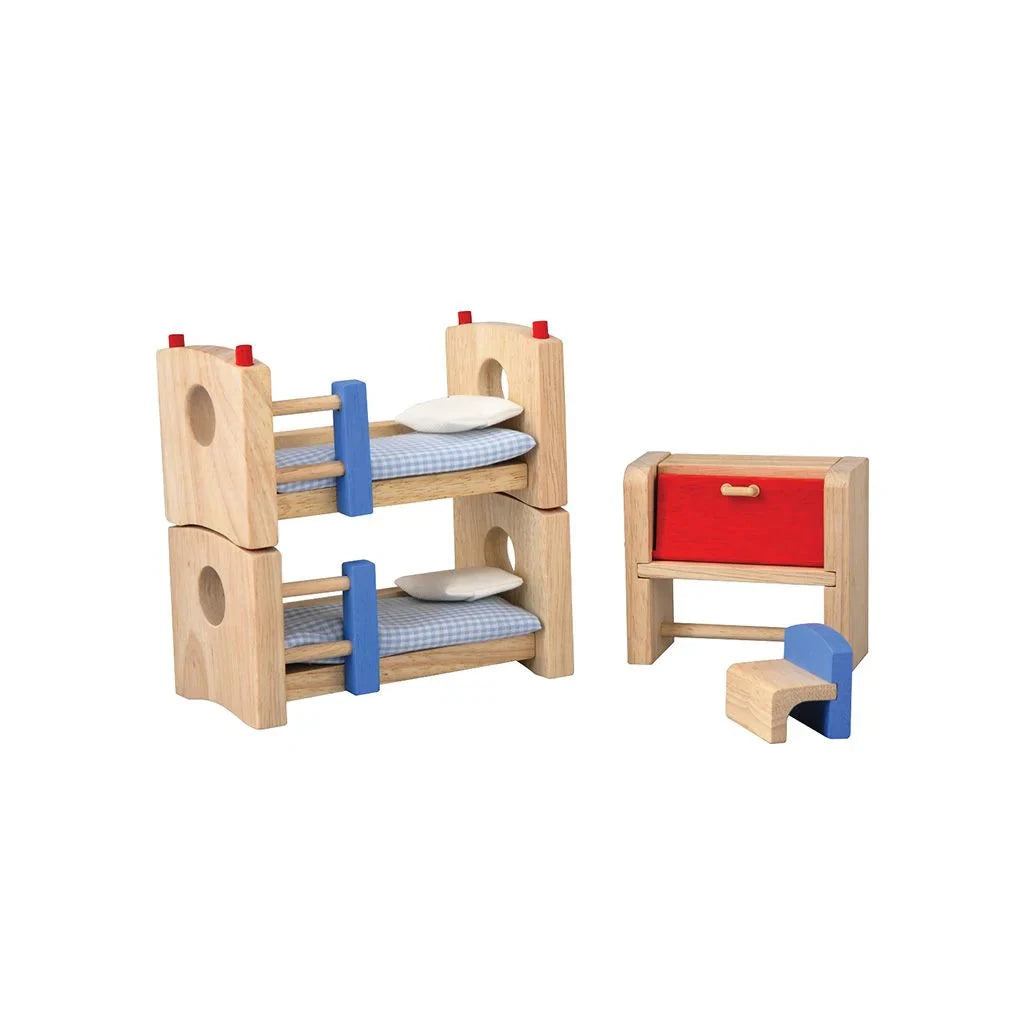 PlanToys Children's Room Dollhouse Furniture Dollhouse Accessories Neo Blue 
