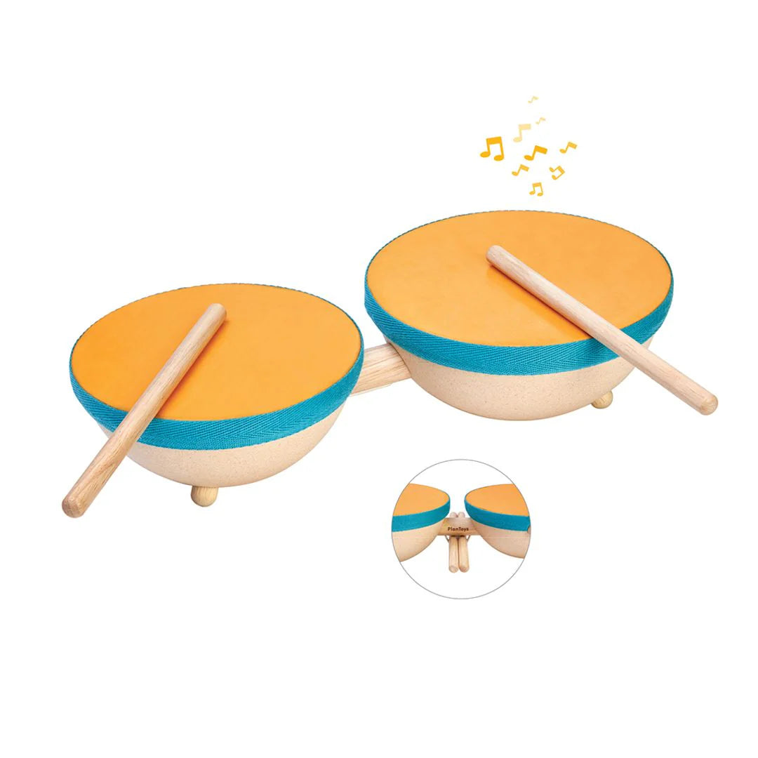 PlanToys Double Drum Musical Toys 