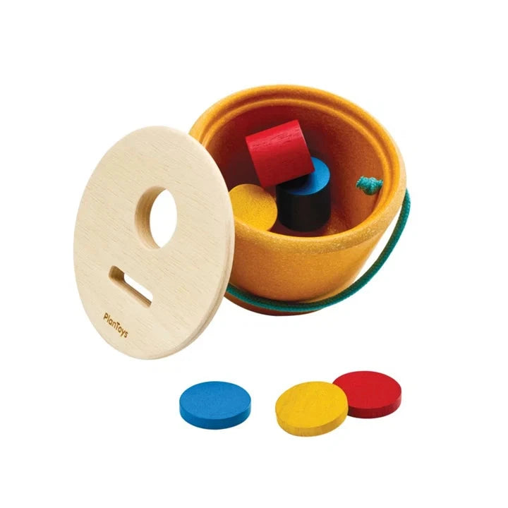 PlanToys Drop & Fit Bucket Toys 