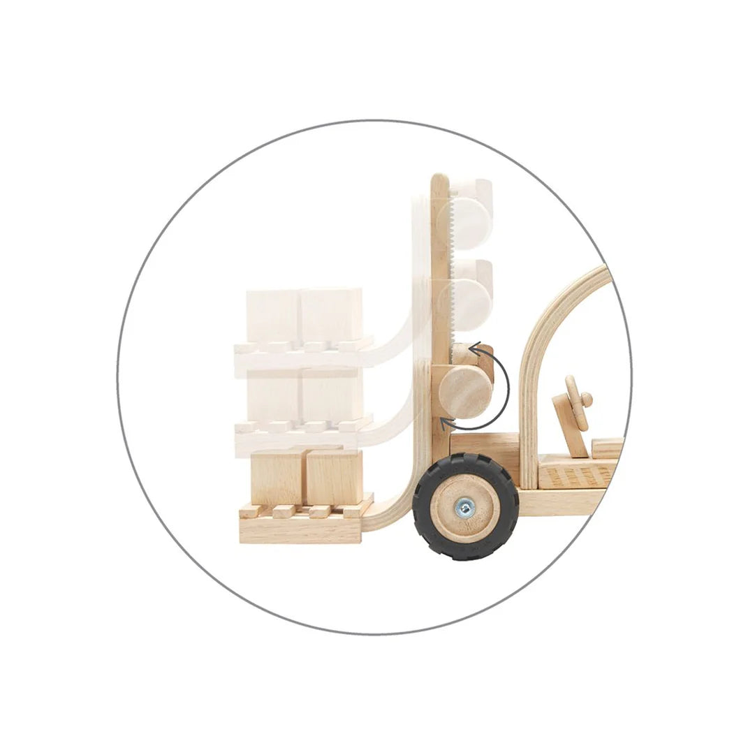 PlanToys Forklift Toy Trucks & Construction Vehicles 