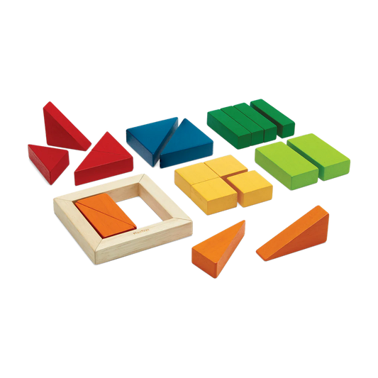 PlanToys Fraction Blocks - Unit Plus Toys 