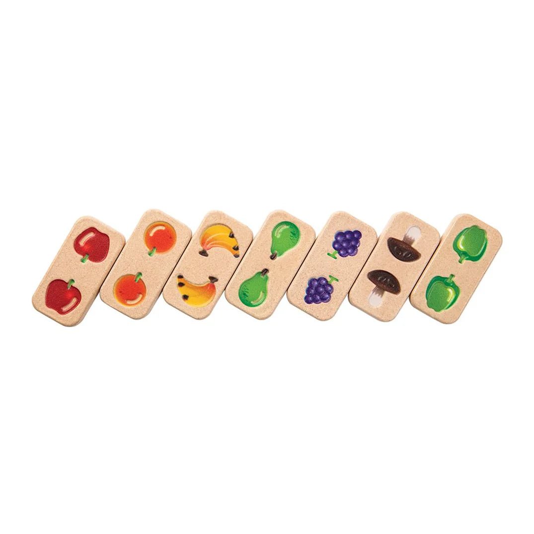 PlanToys - PlanToys Fruit & Veggie Domino Set