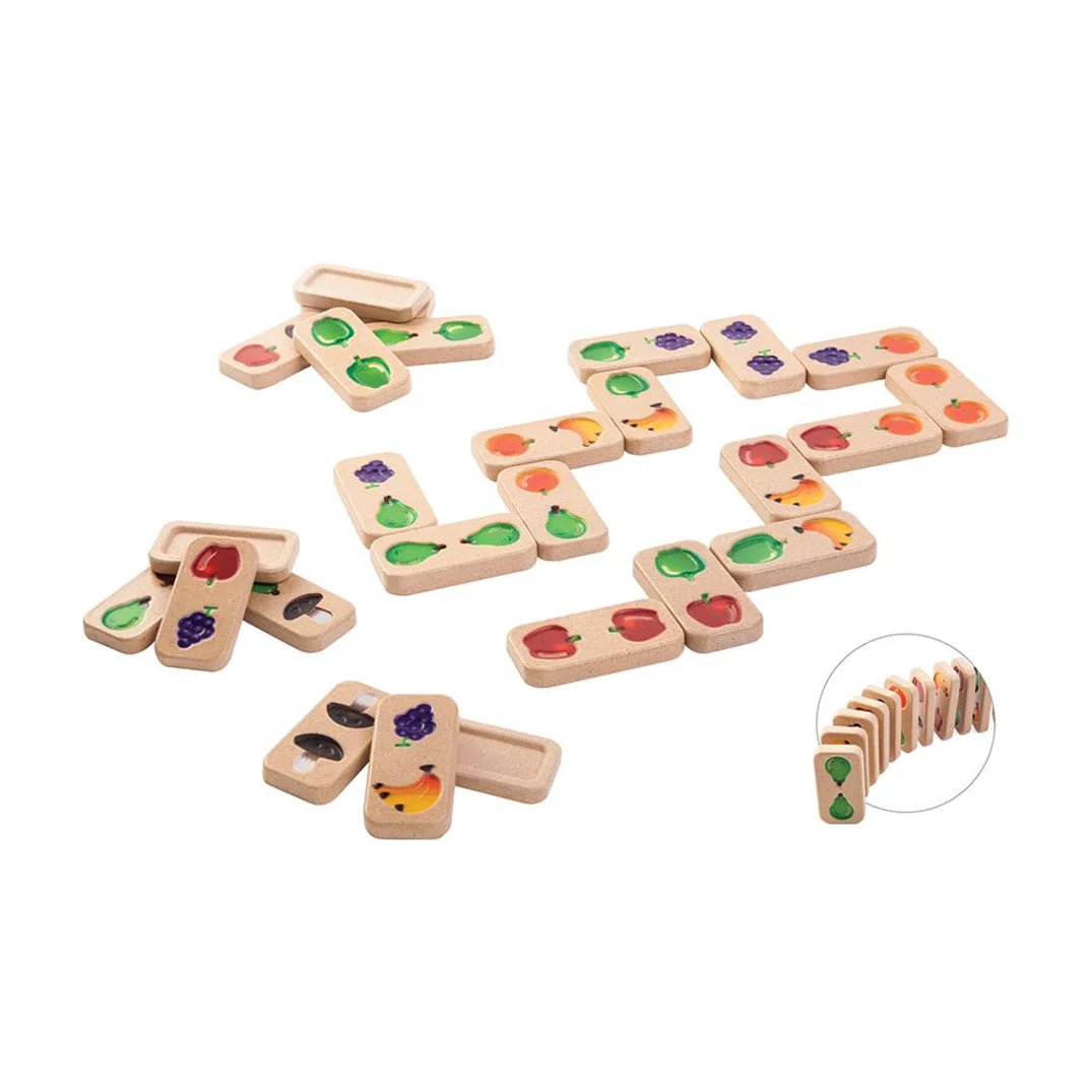 PlanToys - PlanToys Fruit & Veggie Domino Set