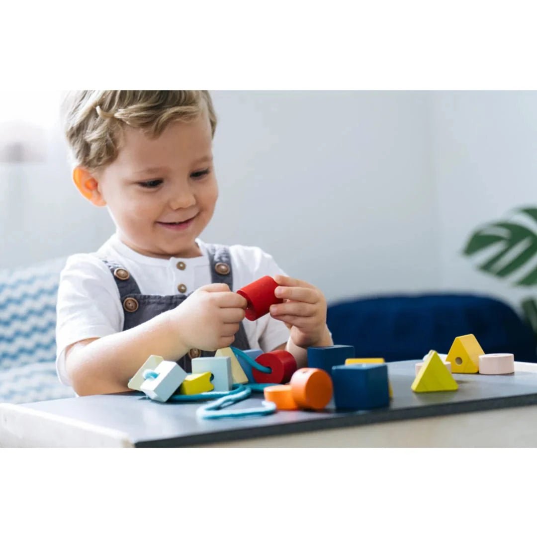 PlanToys - PlanToys Geo Lacing Beads - Unit Plus