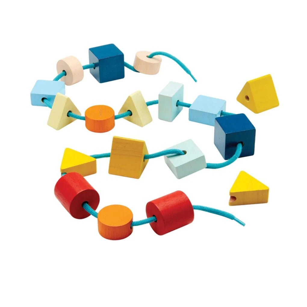 PlanToys - PlanToys Geo Lacing Beads - Unit Plus