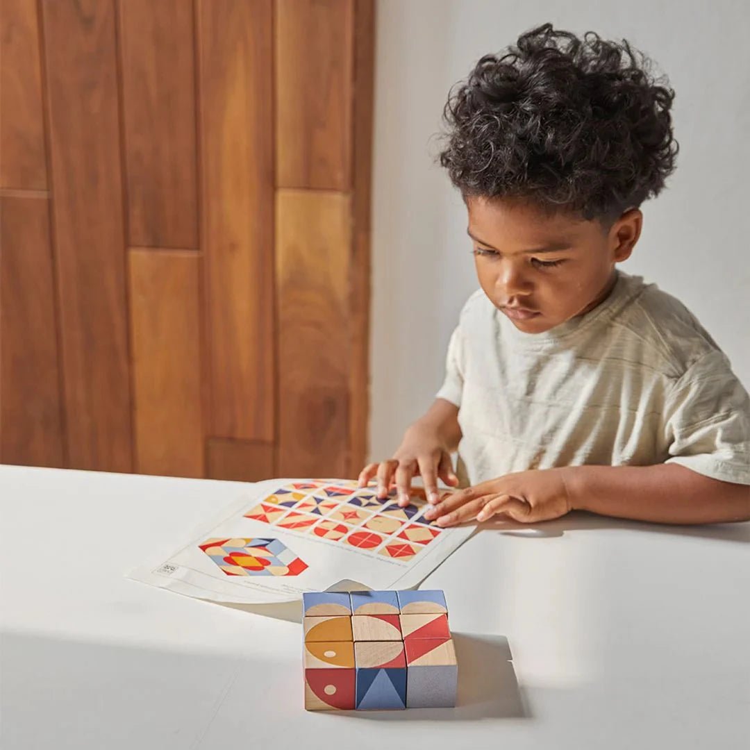 PlanToys - PlanToys Geo Pattern Cubes