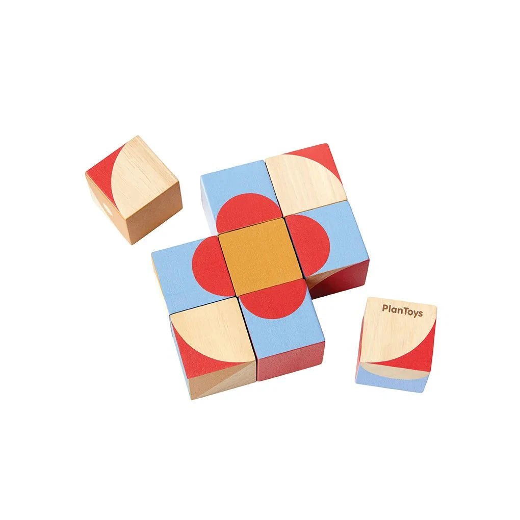 PlanToys - PlanToys Geo Pattern Cubes