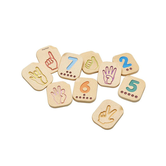 PlanToys Hand Sign Numbers 1-10 Toys 